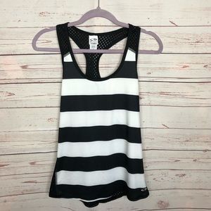 Champion Duodry Striped Racerback Tank Size S